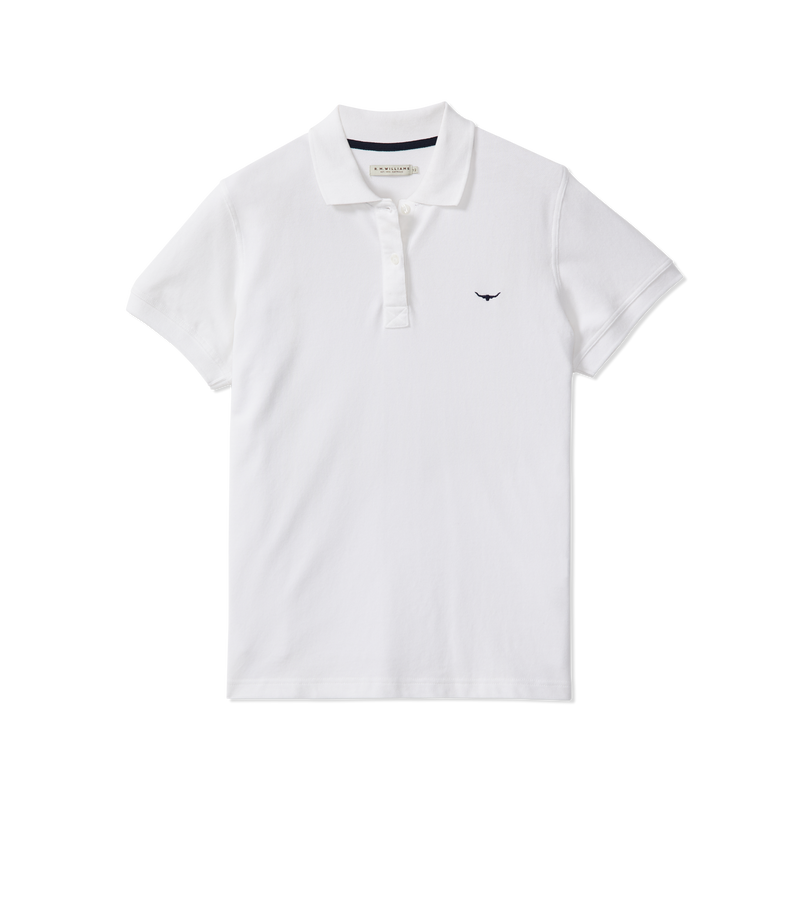 Load image into Gallery viewer, R.M. Williams Womens Margaret Polo - White

