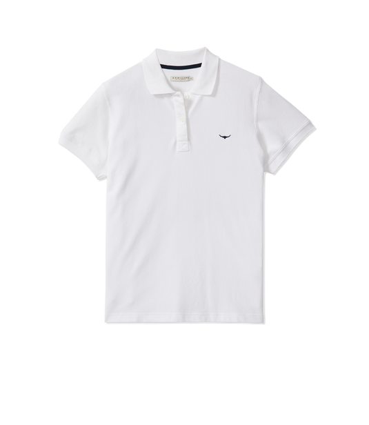 R.M. Williams Womens Margaret Polo - White
