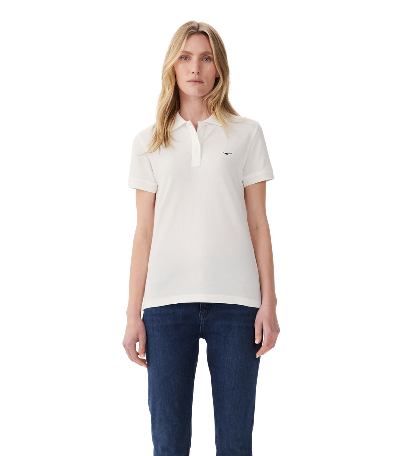 Load image into Gallery viewer, R.M. Williams Womens Margaret Polo - White
