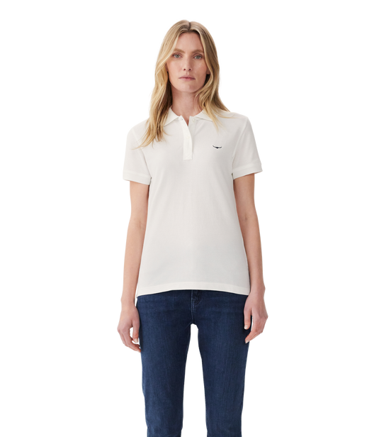 R.M. Williams Womens Margaret Polo - White