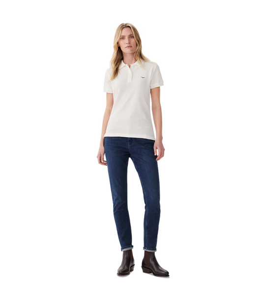 R.M. Williams Womens Margaret Polo - White