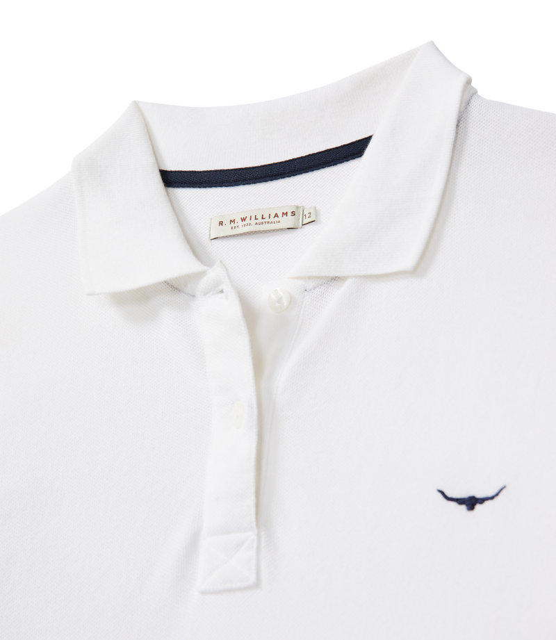 Load image into Gallery viewer, R.M. Williams Womens Margaret Polo - White
