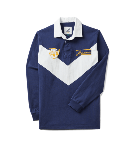 R. M. Williams Wallabies Chevron Rugby - Royal Blue