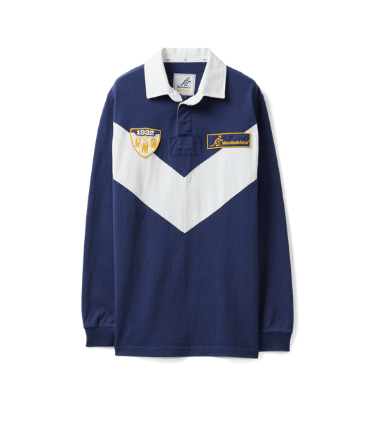 R. M. Williams Wallabies Chevron Rugby - Royal Blue