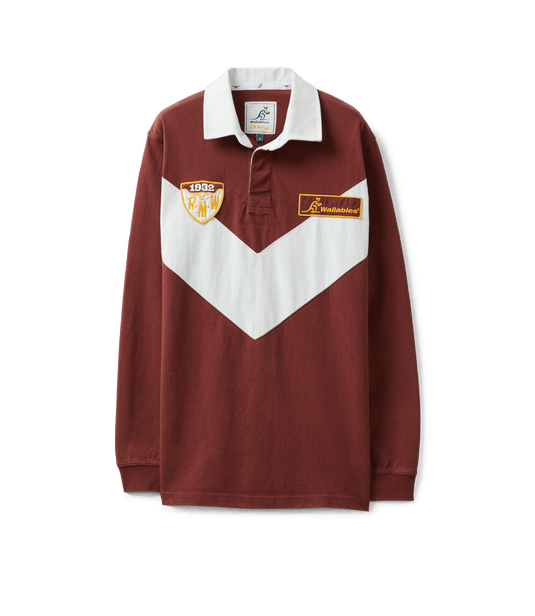R. M. Williams Wallabies Chevron Rugby - Maroon