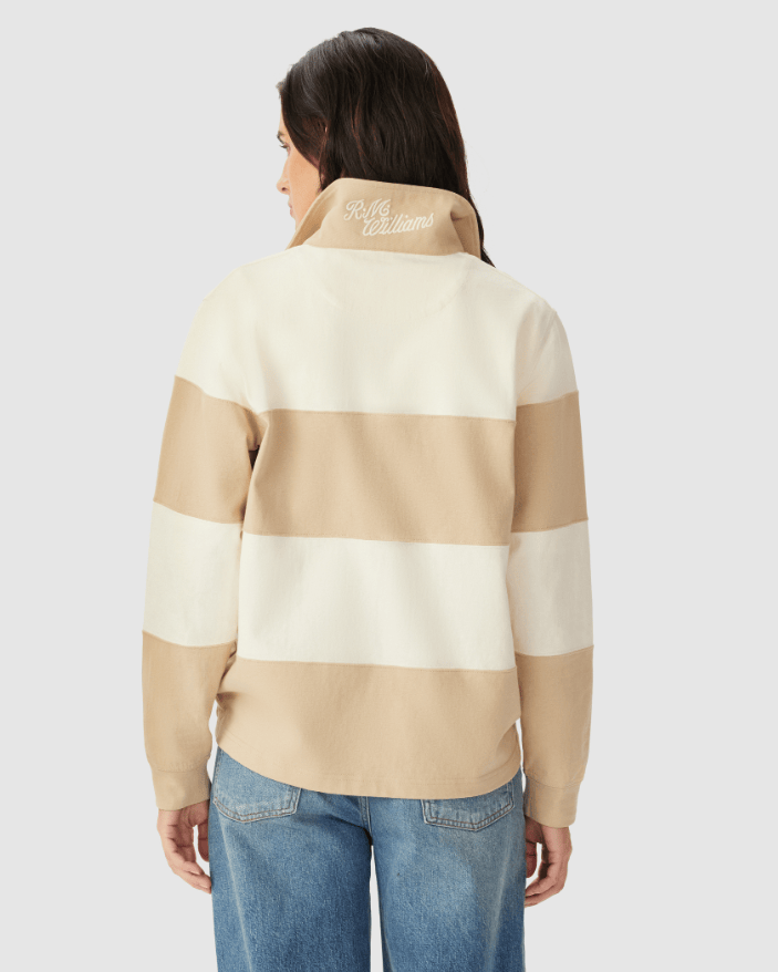 Load image into Gallery viewer, R.M. Williams Womens Narran 4 Panel Rugby - Sand
