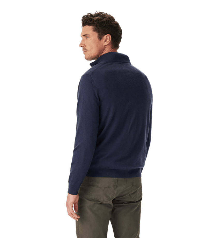 Load image into Gallery viewer, R.M. Williams Mens Ernest Merino 1/4 Zip Knit
