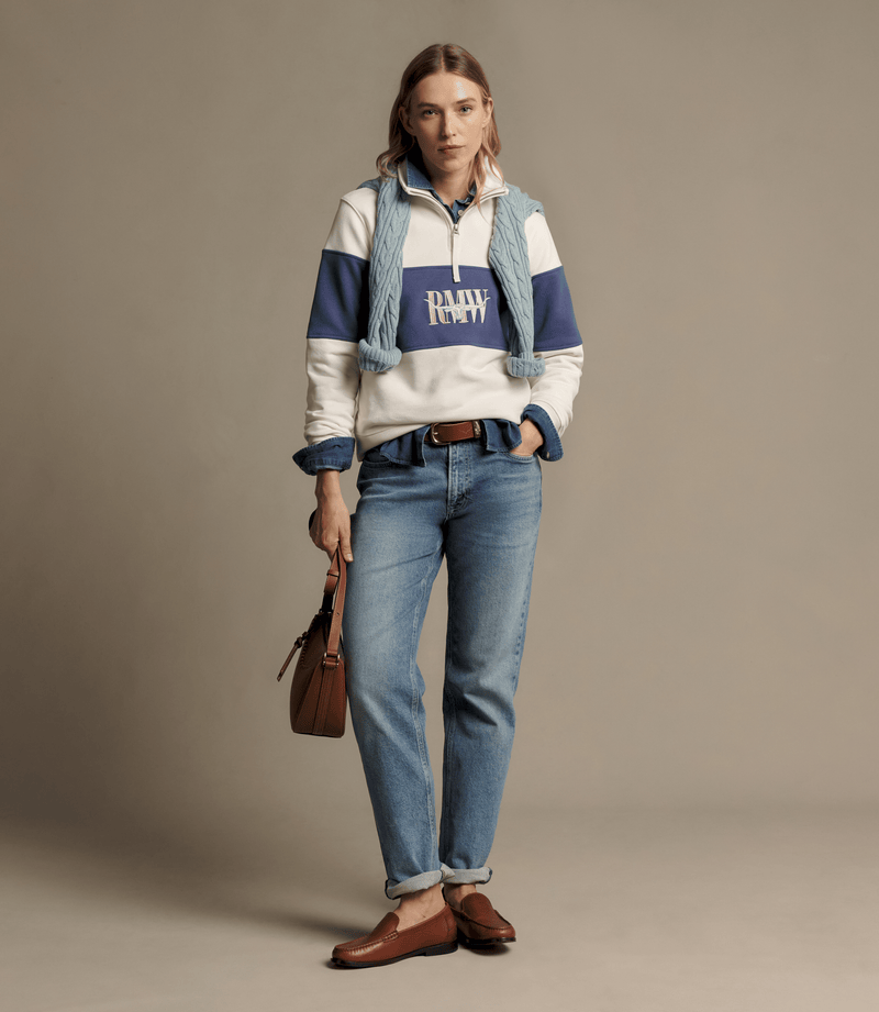 Load image into Gallery viewer, R.M. Williams Womens Trickett Panel Sweatshirt
