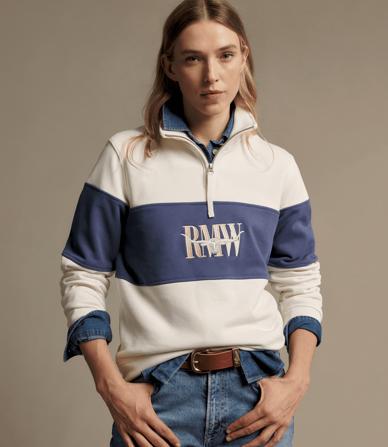 Load image into Gallery viewer, R.M. Williams Womens Trickett Panel Sweatshirt
