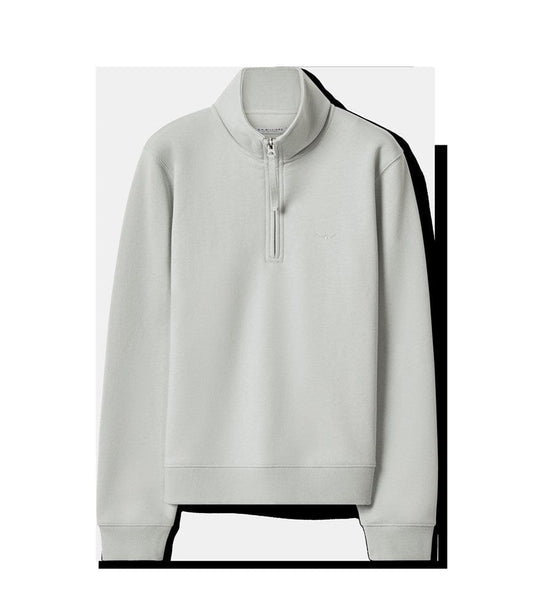 R.M. Williams Womens Trickett 1/4 Zip Sweatshirt - Salt