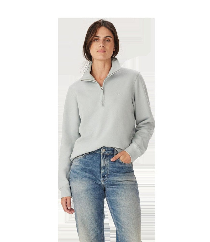 Load image into Gallery viewer, R.M. Williams Womens Trickett 1/4 Zip Sweatshirt - Salt
