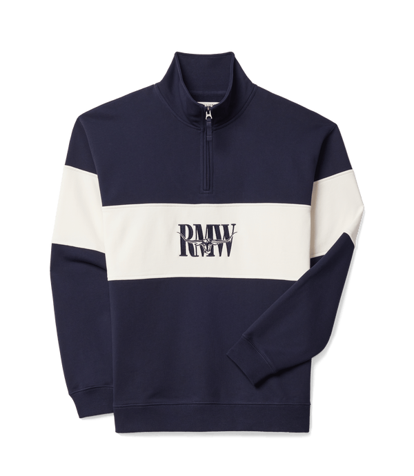 R.M. Williams Mens Heritage 1/4 Zip Sweatshirt