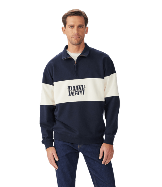 R.M. Williams Mens Heritage 1/4 Zip Sweatshirt