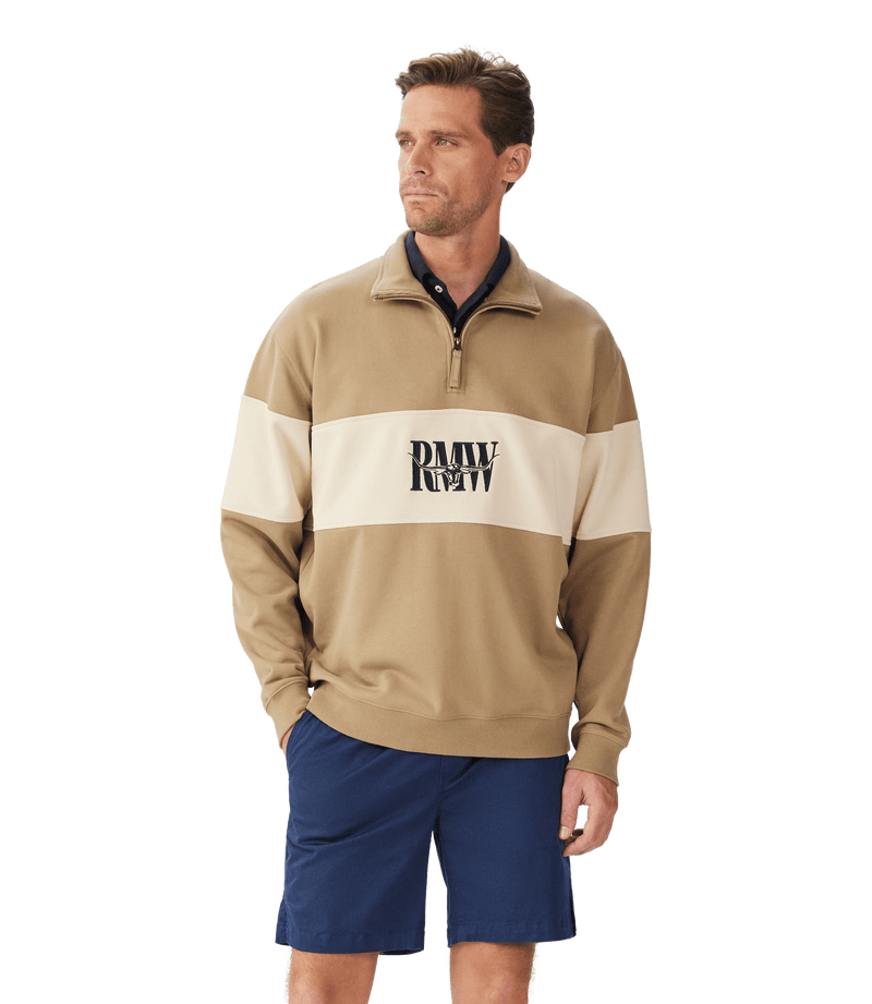 Load image into Gallery viewer, R.M. Williams Mens Heritage 1/4 Zip Sweatshirt
