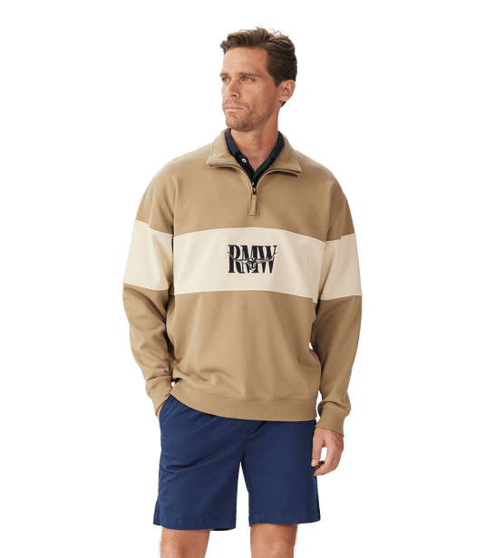 R.M. Williams Mens Heritage 1/4 Zip Sweatshirt