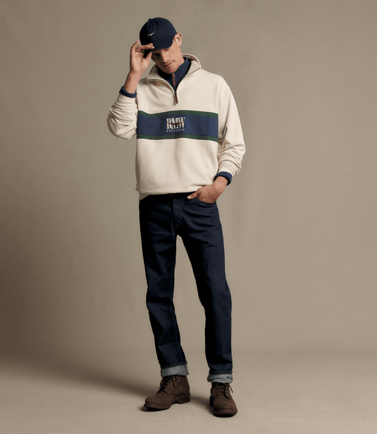 R.M. Williams Mens Classic R.M.W. Quarter-Zip