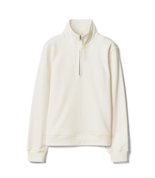 R.M. Williams Womens Trickett 1/4 Zip Sweatshirt - Off White