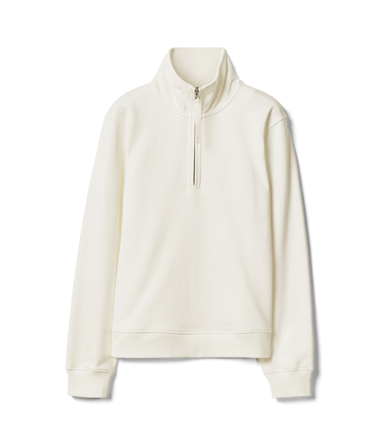 R.M. Williams Womens Trickett 1/4 Zip Sweatshirt - Off White