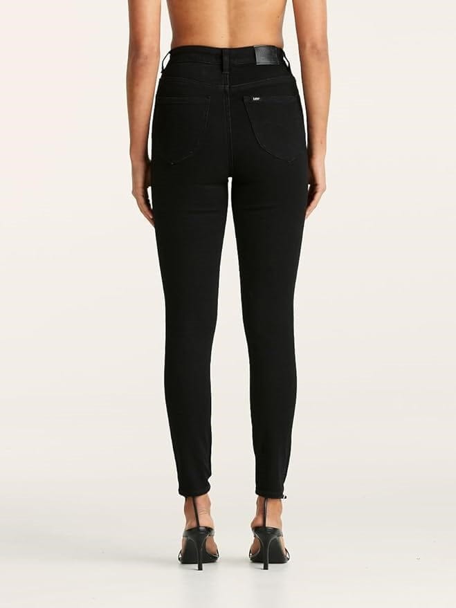 Load image into Gallery viewer, Lee High-Licks Crop Skinny Jeans - Primo Black

