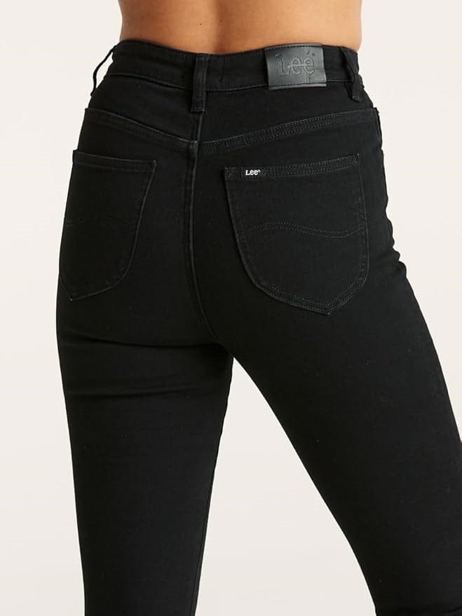 Load image into Gallery viewer, Lee High-Licks Crop Skinny Jeans - Primo Black
