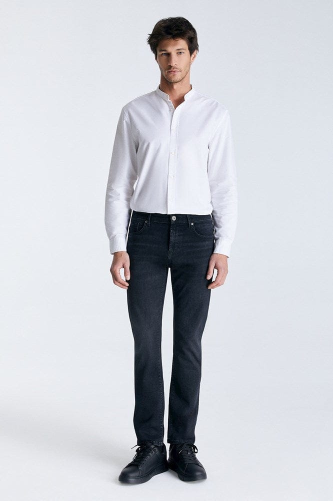 Load image into Gallery viewer, Cup of Joe Mens Lance Mid Waist Jeans - Black
