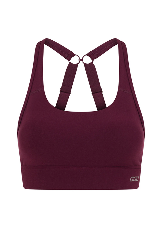 Lorna Jane Womens Amy Maximum Support Sports Bra - Pinot