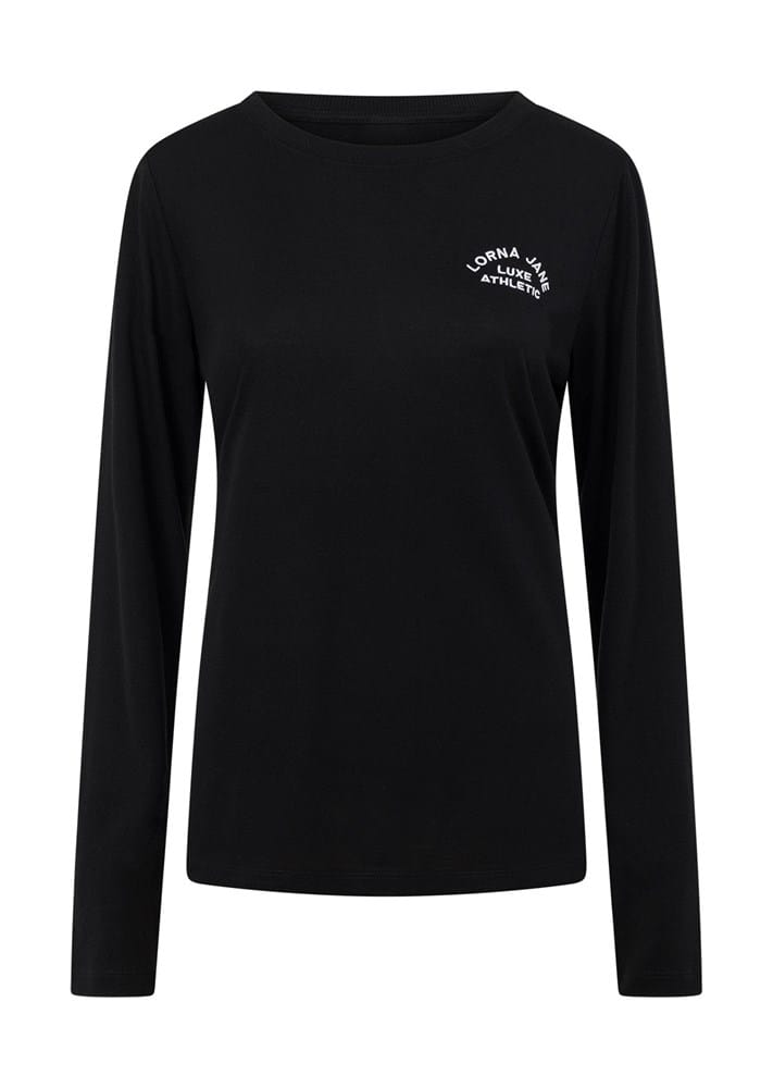 Load image into Gallery viewer, Lorna Jane Lotus Long Sleeve Top - Black
