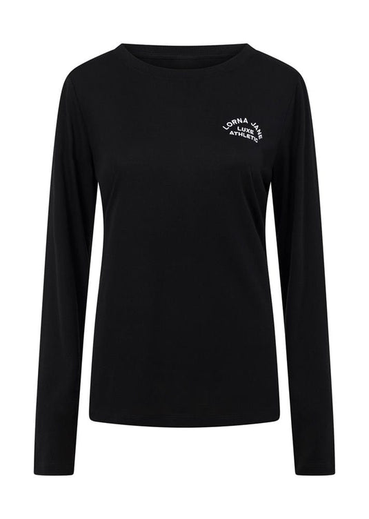Lorna Jane Lotus Long Sleeve Top - Black