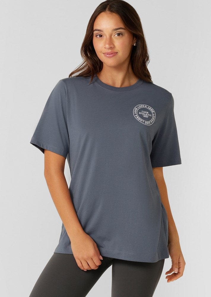 Load image into Gallery viewer, Lorna Jane Lotus Relaxed Fit T-Shirt
