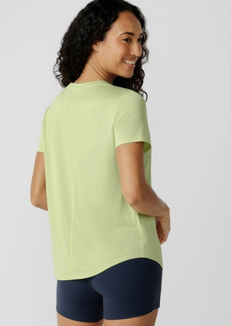 Load image into Gallery viewer, Lorna Jane Womens Amy Dynamic Active T-Shirt - Lime Cordial Marl
