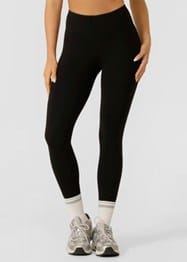 Load image into Gallery viewer, Lorna Jane Lotus No Chafe Phone Pocket Ankle Biter Leggings
