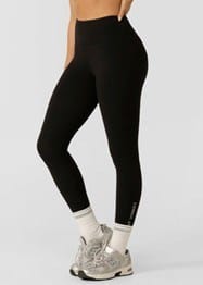Load image into Gallery viewer, Lorna Jane Lotus No Chafe Phone Pocket Ankle Biter Leggings
