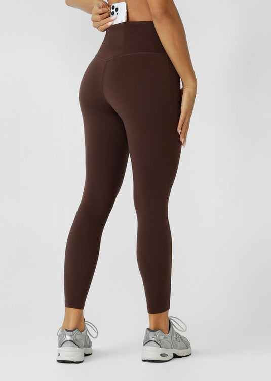Lorna Jane Lotus No Chafe Phone Pocket Ankle Biter Leggings