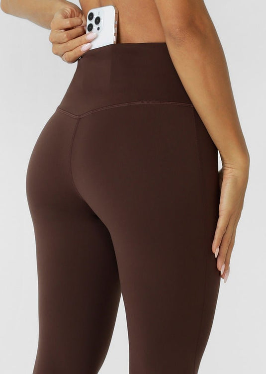Lorna Jane Lotus No Chafe Phone Pocket Ankle Biter Leggings