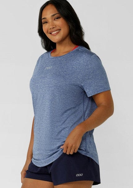 Load image into Gallery viewer, Lorna Jane Womens Amy Dynamic Active T-Shirt - Storm Marle
