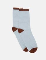 Load image into Gallery viewer, Levante Lina Fine Stripe Crew Sock - Tide
