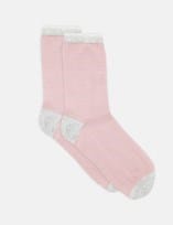 Load image into Gallery viewer, Levante Lina Fine Stripe Crew Sock - Tulle
