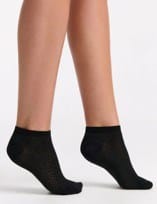 Levante 2pk Cotton Low Cut Sock - Bianco/Nero