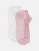 Levante 2pk Sienna Low Cut Sock - Tulle/Mist