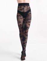 Levante Altea Floral Tights - Black