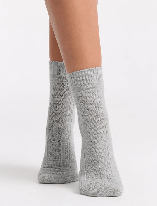 Levante Womens Camella Crew Sock - Grey Marle