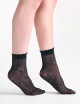 Load image into Gallery viewer, Levante Elanora Floral Anklet - Nero
