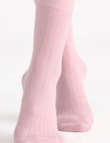 Levante Womens Classic Rib Crew - Tulle