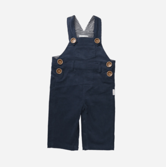 Love Henry Baby Boys Roy Dungaree - Navy Corduroy
