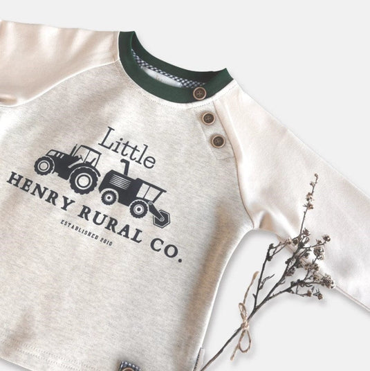 Love Henry Baby Boys Long Sleeve Graphic Tee - Little Rural Co