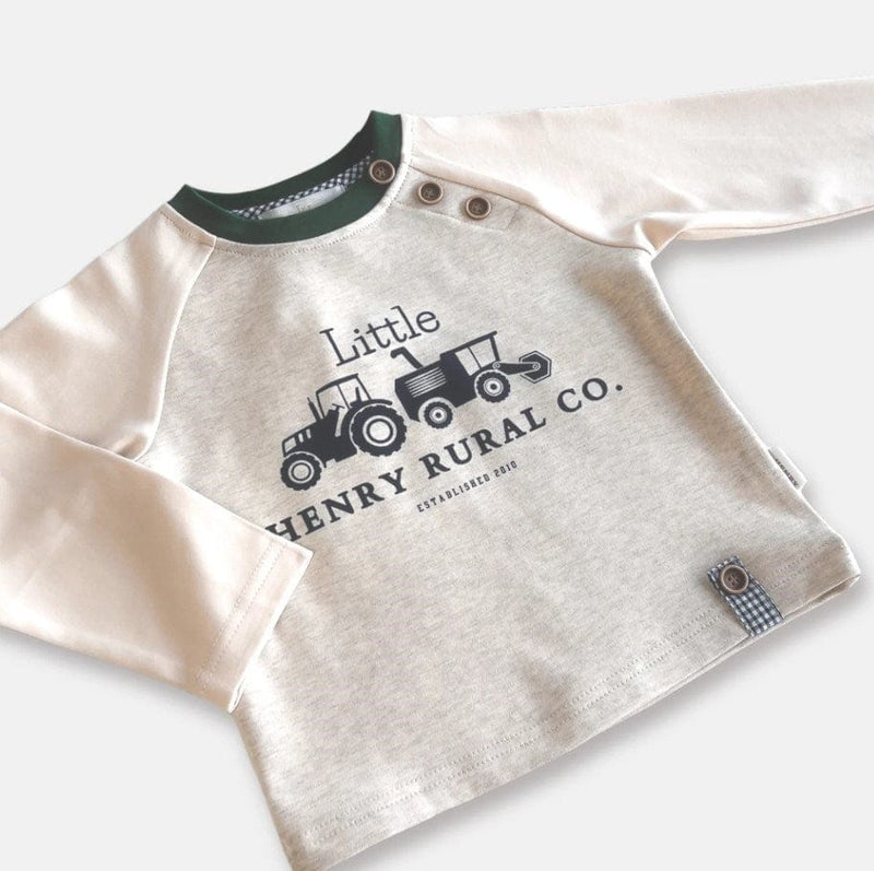 Load image into Gallery viewer, Love Henry Baby Boys Long Sleeve Graphic Tee - Little Rural Co
