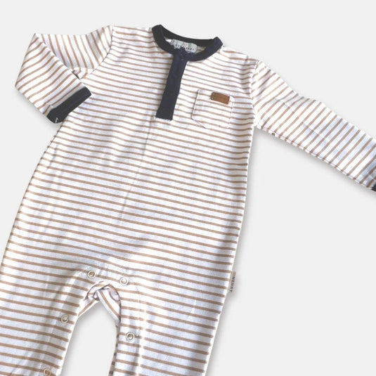 Love Henry Baby Boys Winter Onesie - Beige