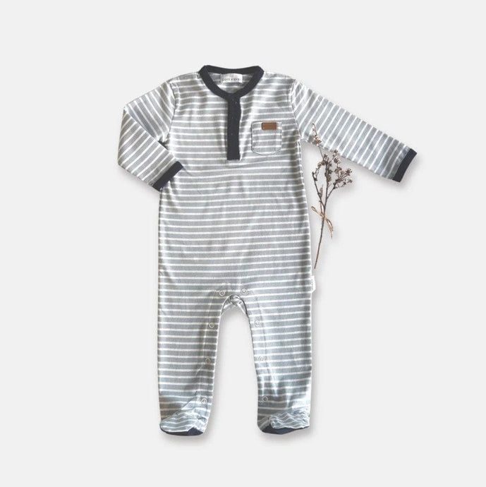 Love Henry Baby Boys Winter Onesie - Blue