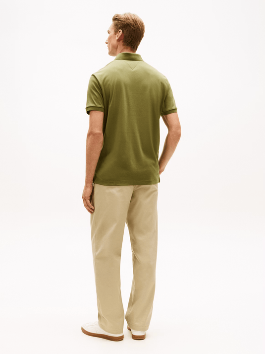 Tommy Hilfiger Mens Liquid Cotton Polo - Dark Artichoke