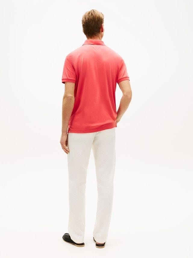 Load image into Gallery viewer, Tommy Hilfiger Mens Liquid Cotton Polo - Vintage Red
